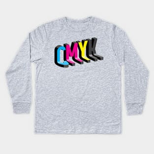 CMYK Kids Long Sleeve T-Shirt